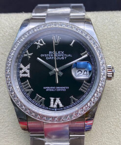 Replica EW Factory Rolex Datejust 36MM Black Dial - Buy Replica Watches