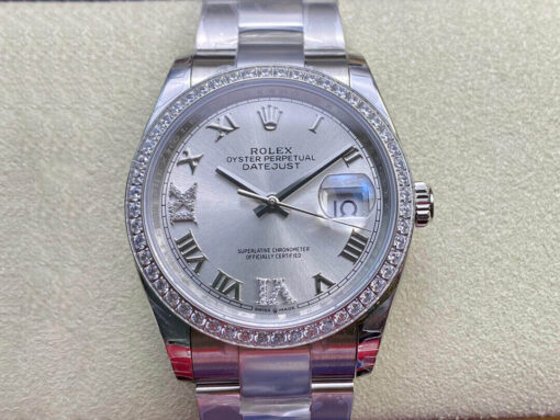 Replica EW Factory Rolex Datejust M126284RBR-0022 Silver Dial - Buy Replica Watches
