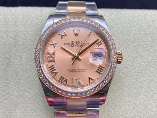 Replica EW Factory Rolex Datejust M126281RBR-0016 Pink Dial - Buy Replica Watches