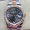 Replica EW Factory Rolex Datejust M126281RBR-0012 Dark Grey Dial - Buy Replica Watches