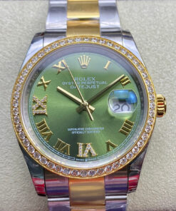 Replica EW Factory Rolex Datejust M126283RBR-0012 Green Dial - Buy Replica Watches
