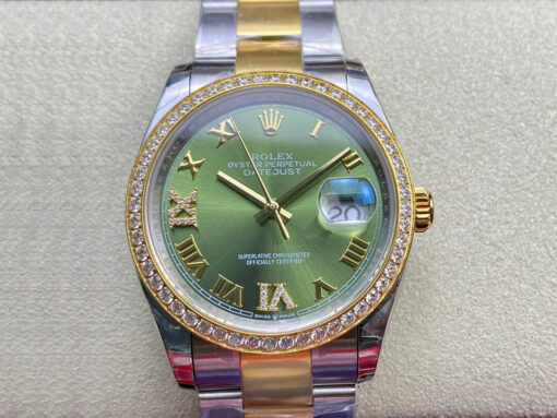Replica EW Factory Rolex Datejust M126283RBR-0012 Green Dial - Buy Replica Watches