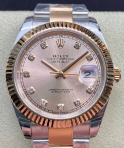 Replica EW Factory Rolex Datejust M126331-0007 41MM V3 Pink Dial - Buy Replica Watches