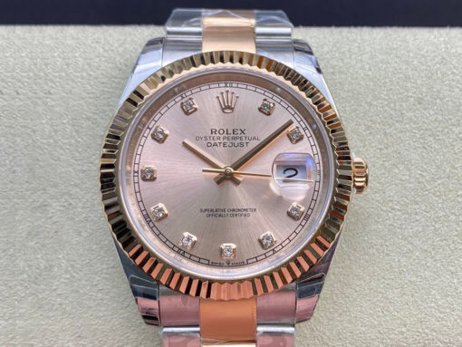 Replica EW Factory Rolex Datejust M126331-0007 41MM V3 Pink Dial - Buy Replica Watches