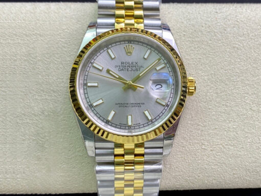 Replica EW Factory Rolex Datejust 126233 36MM Yellow Gold - Buy Replica Watches