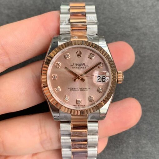 Replica GS Factory Rolex Datejust M278271-0023 Rose Gold Dial - Buy Replica Watches