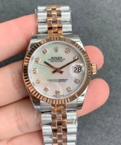 Replica GS Factory Rolex Datejust M278271-0026 Rose Gold - Buy Replica Watches