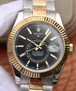 Replica Noob Factory Rolex Sky Dweller M326933-0002 Black Dial - Buy Replica Watches