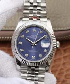 Replica GM Factory Rolex Datejust M126234-0037 Diamond-set Blue Dial - Buy Replica Watches