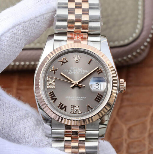 Replica GM Factory Rolex Datejust M126231-0023 36MM Grey Dial - Buy Replica Watches