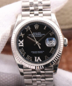 Replica EW Factory Rolex Datejust M126233 36MM Black Dial - Buy Replica Watches
