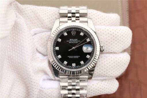 Replica EW Factory Rolex Datejust M126334-0012 Black Dial - Buy Replica Watches