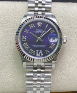 Replica EW Factory Rolex Datejust M178274-0088 Purple Dial - Buy Replica Watches