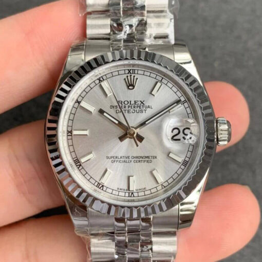 Replica GS Factory Rolex Datejust M278274-0012 Silver Dial - Buy Replica Watches