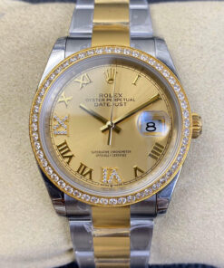 Replica EW Factory Rolex Datejust 126283 Yellow Gold - Buy Replica Watches