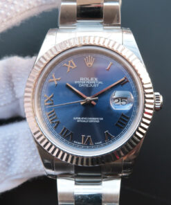 Replica EW Factory Rolex Datejust 116334 41MM Blue Dial - Buy Replica Watches
