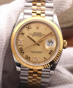 Replica EW Factory Rolex Datejust 126233 Gold Dial - Buy Replica Watches
