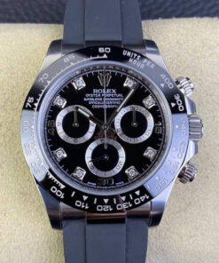 Replica Clean Factory Rolex Cosmograph Daytona M116519LN-0025 Black Dial - Buy Replica Watches