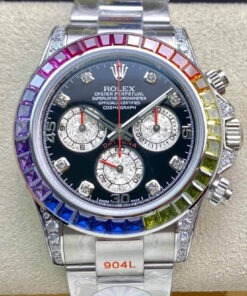 Replica JH Factory Rolex Daytona Cosmograph 116599 RBOW Black Dial - Buy Replica Watches