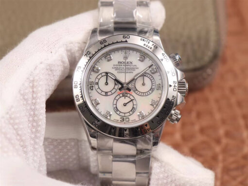 Replica JH Factory Rolex Daytona Cosmograph 116520-78590 Diamond Dial - Buy Replica Watches