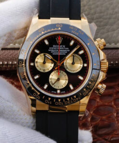 Replica JH Factory Rolex Daytona Cosmograph M116518ln-0047 Yellow Gold Chronograph - Buy Replica Watches