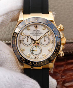 Replica JH Factory Rolex Daytona Cosmograph M116518ln-0037 V6 Yellow Gold Case - Buy Replica Watches
