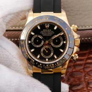 Replica JH Factory Rolex Daytona Cosmograph M116518ln-0043 Black Dial - Buy Replica Watches