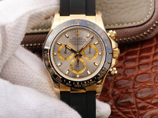 Replica JH Factory Rolex Daytona Cosmograph 116518LN Silver Gray Dial - Buy Replica Watches