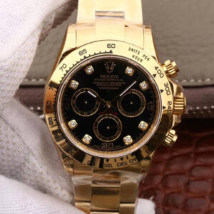 Replica JH Factory Rolex Daytona Cosmograph M116508-0008 Yellow Gold Diamonds Dial - Buy Replica Watches