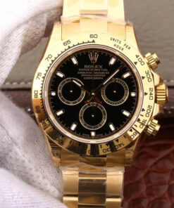 Replica JH Factory Rolex Daytona Cosmograph M116508-0004 Black Dial - Buy Replica Watches