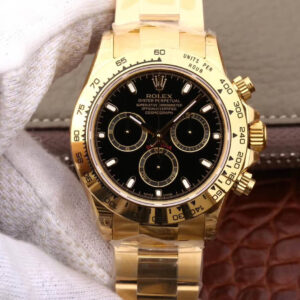 Replica JH Factory Rolex Daytona Cosmograph M116508-0004 Black Dial - Buy Replica Watches