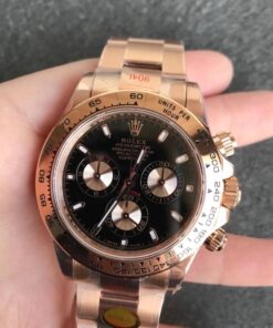 Replica Noob Factory Rolex Daytona m116505-0008 Black Dial - Buy Replica Watches