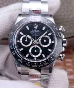 Replica Noob Factory Rolex Cosmograph Daytona M116500LN-0002 Black Dial - Buy Replica Watches