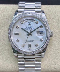 Replica EW Factory Rolex Day Date 128396TBR-0005 Fritillary Dial - Buy Replica Watches