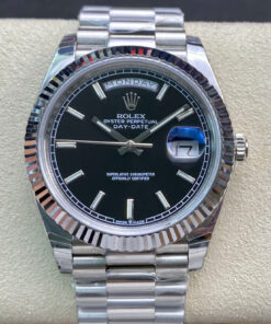Replica EW Factory Rolex Day Date M228236-0003 Black Dial - Buy Replica Watches