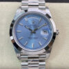 Replica EW Factory Rolex Day Date M228206-0004 Light Blue Dial - Buy Replica Watches