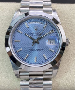 Replica EW Factory Rolex Day Date M228206-0004 Light Blue Dial - Buy Replica Watches