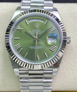 Replica EW Factory Rolex Day Date M228239-0033 Olive Green Dial - Buy Replica Watches