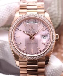 Replica EW Factory Rolex Day Date M228345RBR-0010 Rose Gold - Buy Replica Watches