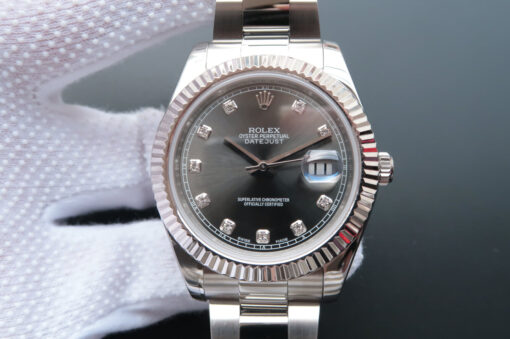 Replica EW Factory Rolex Datejust M126334-0005 Diamond-Studded Dial - Buy Replica Watches