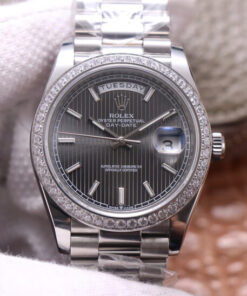 Replica EW Factory Rolex Day Date M228349RBR-0008 Grey Dial - Buy Replica Watches