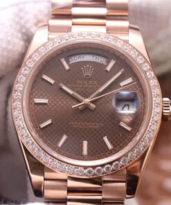 Replica EW Factory Rolex Day Date M228345RBR-0005 18ct Rose Gold - Buy Replica Watches