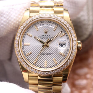 Replica EW Factory Rolex Day Date M228348RBR-0005 18ct Gold - Buy Replica Watches