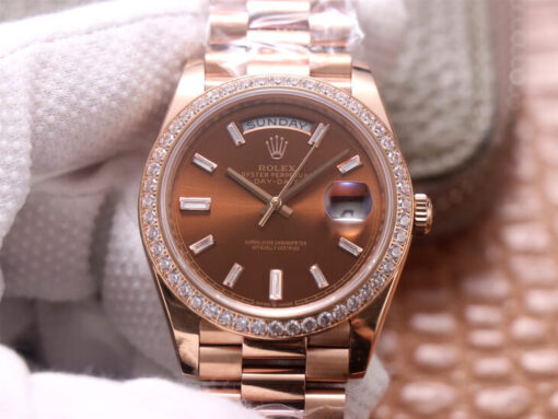 Replica EW Factory Rolex Day Date M228345RBR-0006 Rose Gold - Buy Replica Watches