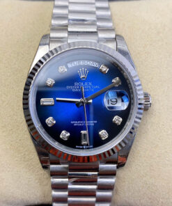 Replica EW Factory Rolex Day Date M128239-0023 Gradient Blue Dial - Buy Replica Watches