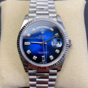 Replica EW Factory Rolex Day Date M128239-0023 Gradient Blue Dial - Buy Replica Watches