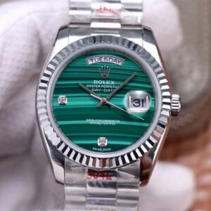 Replica Rolex Day Date President 18038 Malachite Green Diamond Dial - Buy Replica Watches