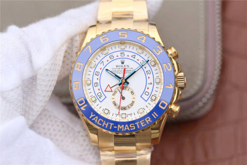 Replica JF Factory Rolex Yacht-Master II M116688-0002 Yellow Gold - Buy Replica Watches
