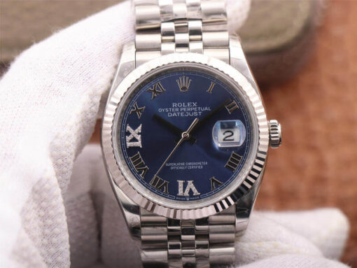 Replica EW Factory Rolex Datejust 126234 Blue Dial - Buy Replica Watches