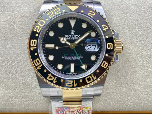 Replica Clean Factory Rolex GMT Master II 116713-LN-78203 Black Dial - Buy Replica Watches
